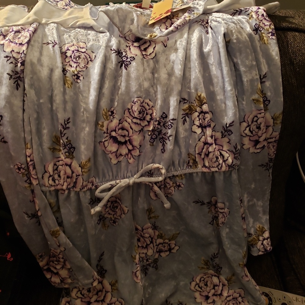 Large girls shorts romper
